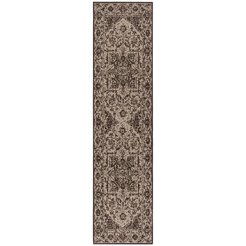 SAFAVIEH Linden Karol Indoor/ Outdoor Waterproof Patio Backyard Rug