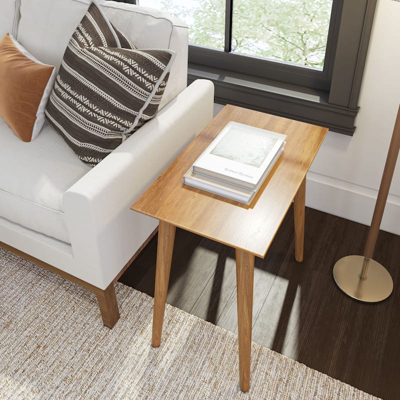 Plank and Beam Mid-Century Rectangular Side Table - 24"