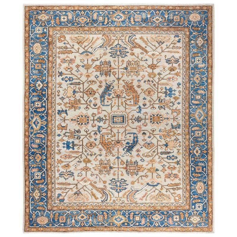 Serapi One-of-a-Kind Hand-Knotted Area Rug - Ivory - 8' 1" x 9' 9"