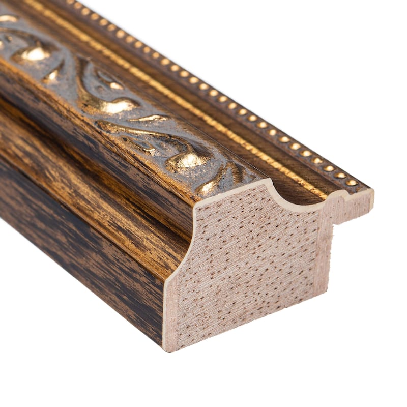33x16 Frame Red Solid Wood Picture Frame Width 1.75 Inches | Interior Frame Depth 1 13/16 Inches