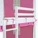 preview thumbnail 49 of 65, Kids Bunk Bed with Tent, Wood House Bed Frame
