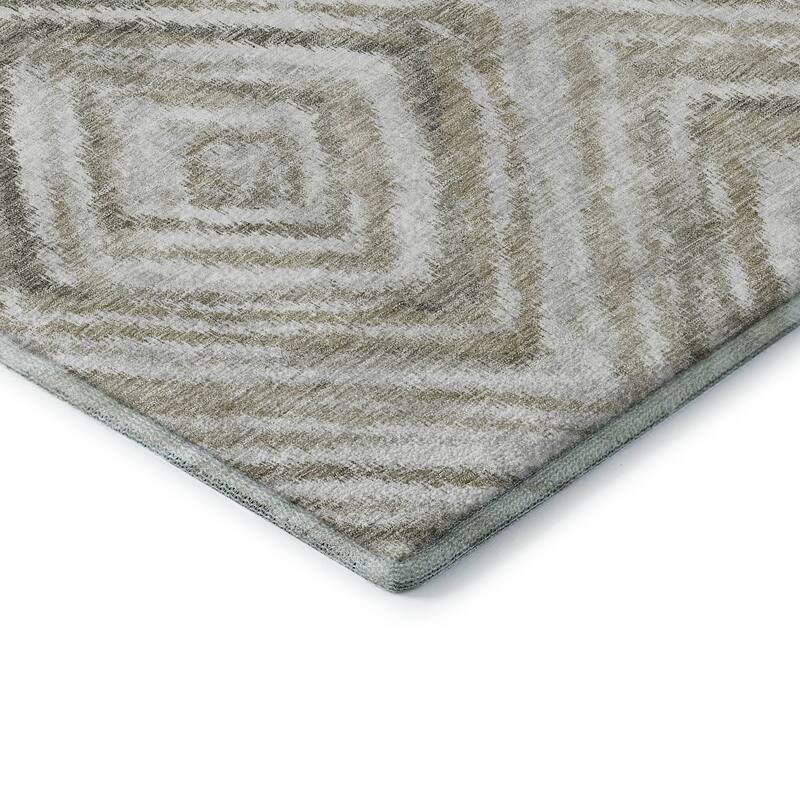 Premium Washable Super Soft Modern Diamond Mayfield Rug