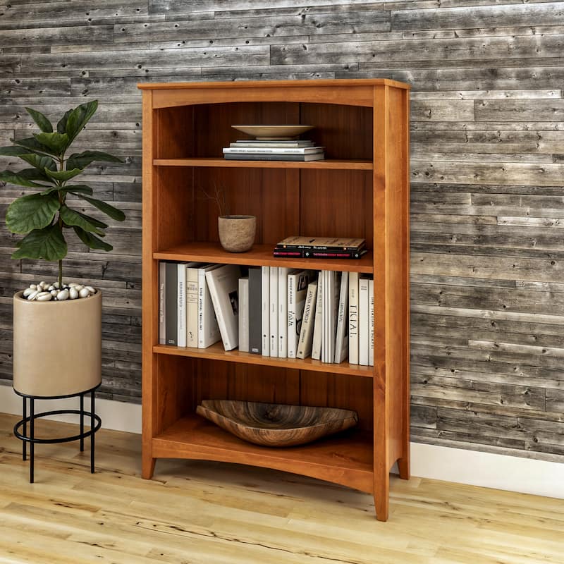 Shaker Style Bookcase - 48"H - Cherry