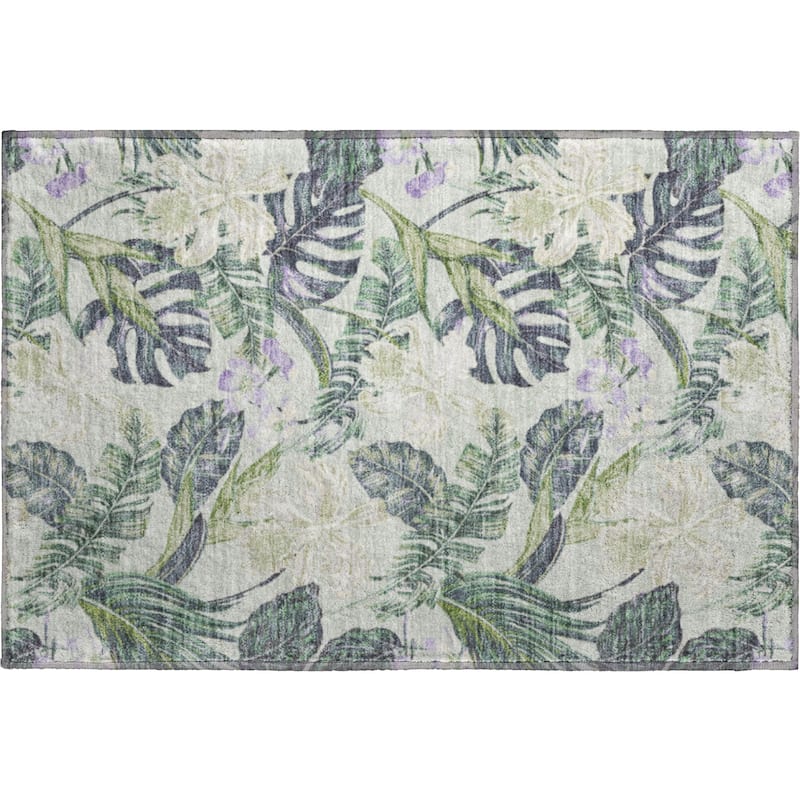 Premium Washable Super Soft Tropical Paradise Mayfield Rug