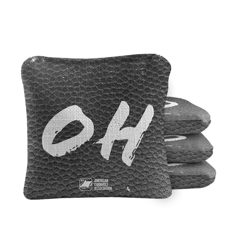 Ohio Gray Dual Sided Cornhole Bags