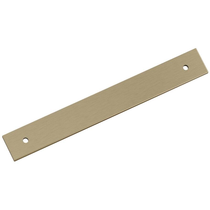 Amerock BP37764 Ladera 7-5/8" Backplate for 6-5/16" Center to Center - Golden Champagne