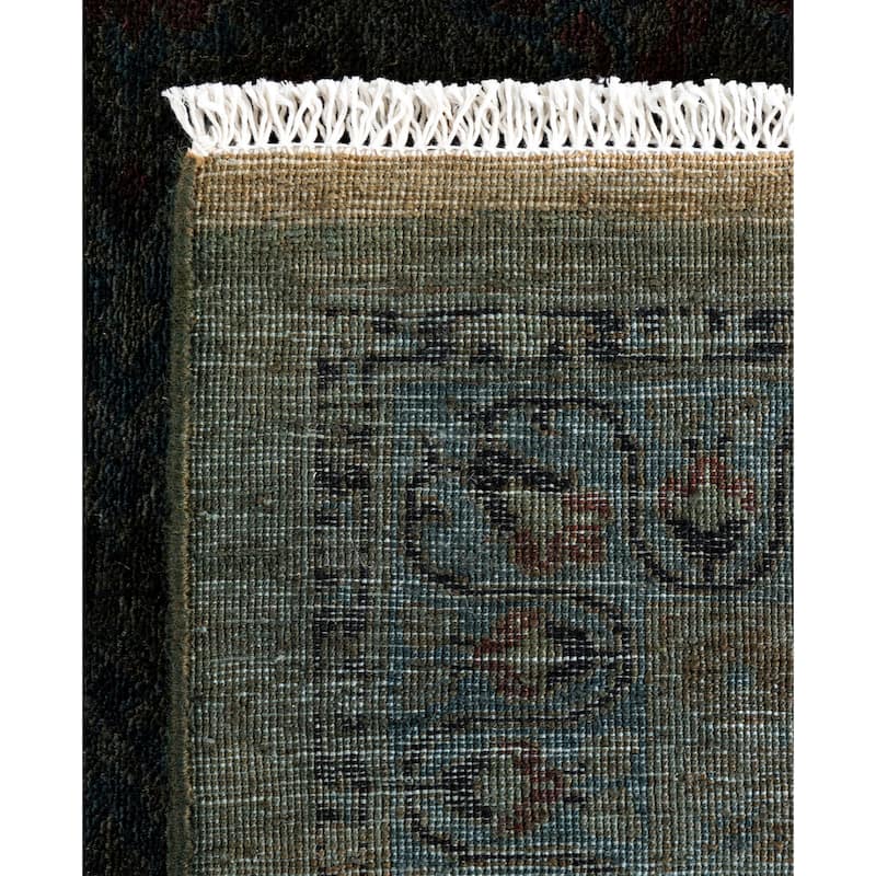 Overdyed One-of-a-Kind Hand-Knotted Area Rug - Green - 8' 1" x 10' 0"