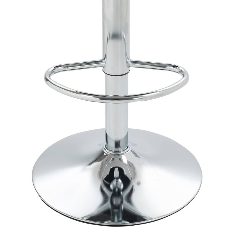 Modern Velvet 26" Adjustable Swivel Bar Stools (Set of 4)