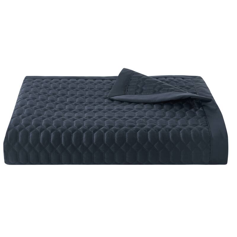 J. Queen New York Brilliance Navy Quilt Set
