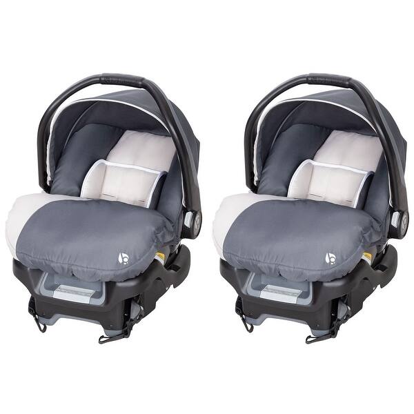 slide 2 of 6, Baby Trend Ally Adjustable 35 Pound Infant Baby Car Seat w/ Base, Gray (2 Pack)