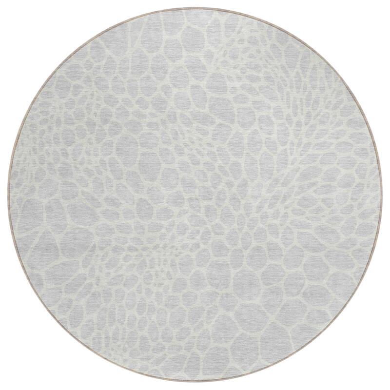 HomeRoots Geometric Transitional Rectangle Outdoor Rug
