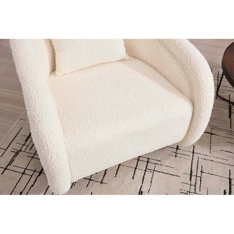 360-degree Swivel Barrel Chair,for Living Room, Bedroom,or Office
