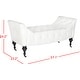 preview thumbnail 3 of 4, Safavieh En Vogue Georgette White Bench - 57.1" x 23.2" x 24.2"