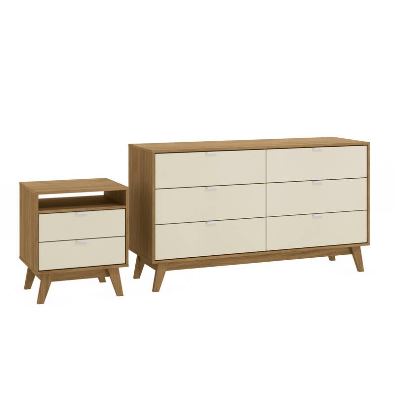 Kappesberg New Hanford 2-Piece Bedroom Set with one (1) Dresser and one (1) Nightstand
