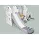 preview thumbnail 6 of 23, Toddler Slide and Swing Set 7 in 1 with Basketball Hoop