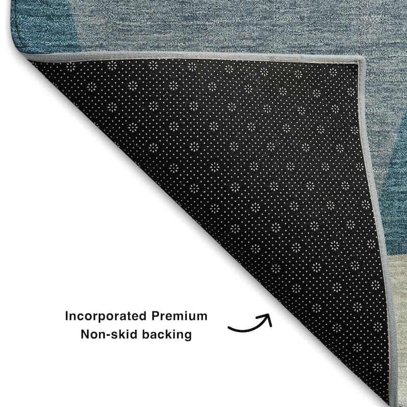 Premium Washable Super Soft Contemproary Retro Mayfield Rug