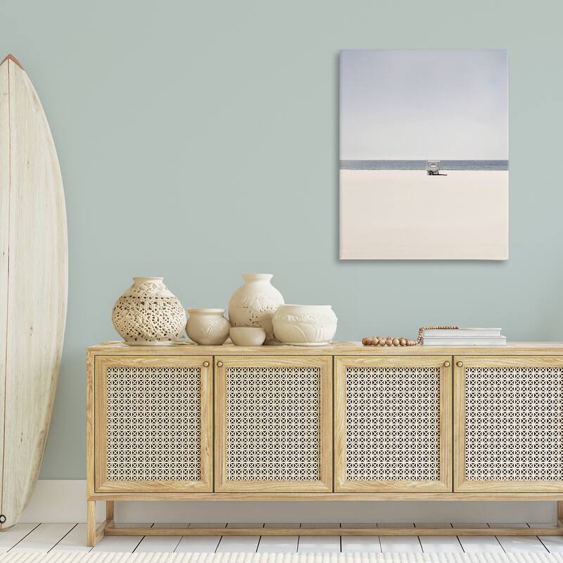 Stupell Distant California Beach Hut Canvas Wall Art Design By Gemma Bardot