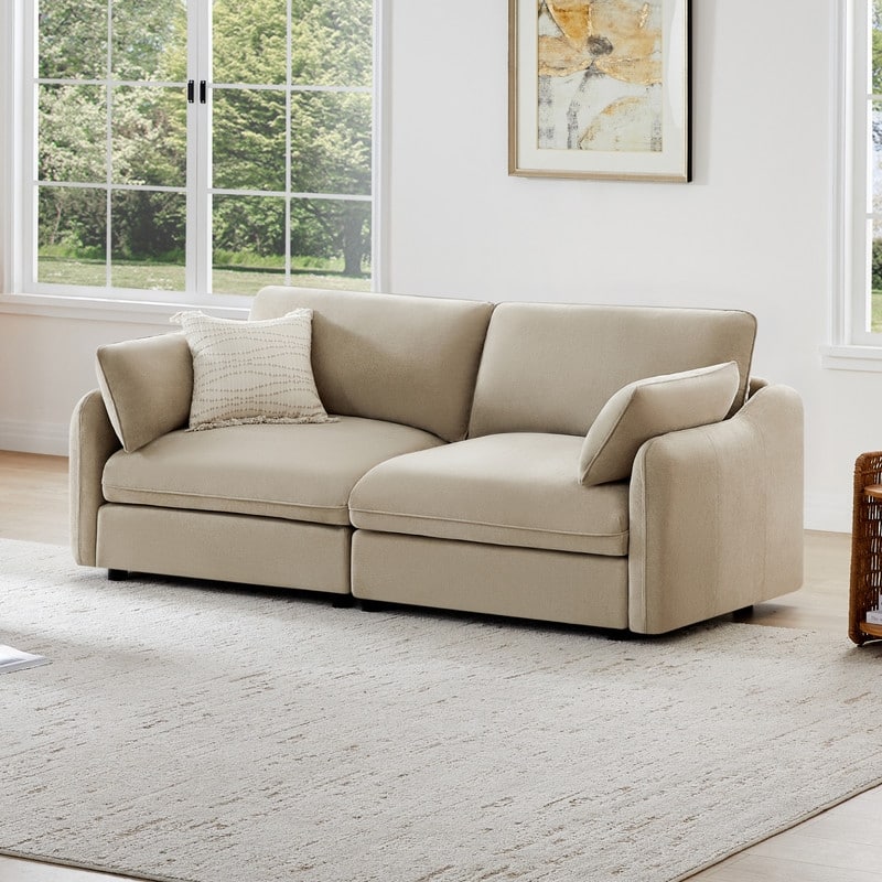 Spruce & Spring Oversized Cloud Modular Sectional Couches for Living Room
