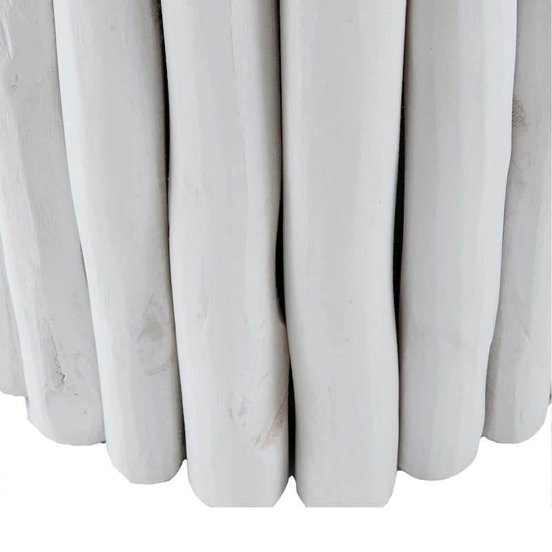 Reclaimed Solid Teak Wood Branch Bundle Table by East at Main