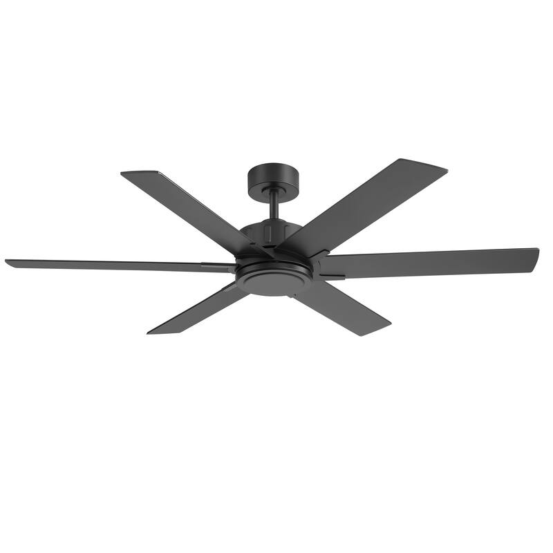 48/56/60 Inch Reversible Blade Ceiling Fan No Light with Remote Control