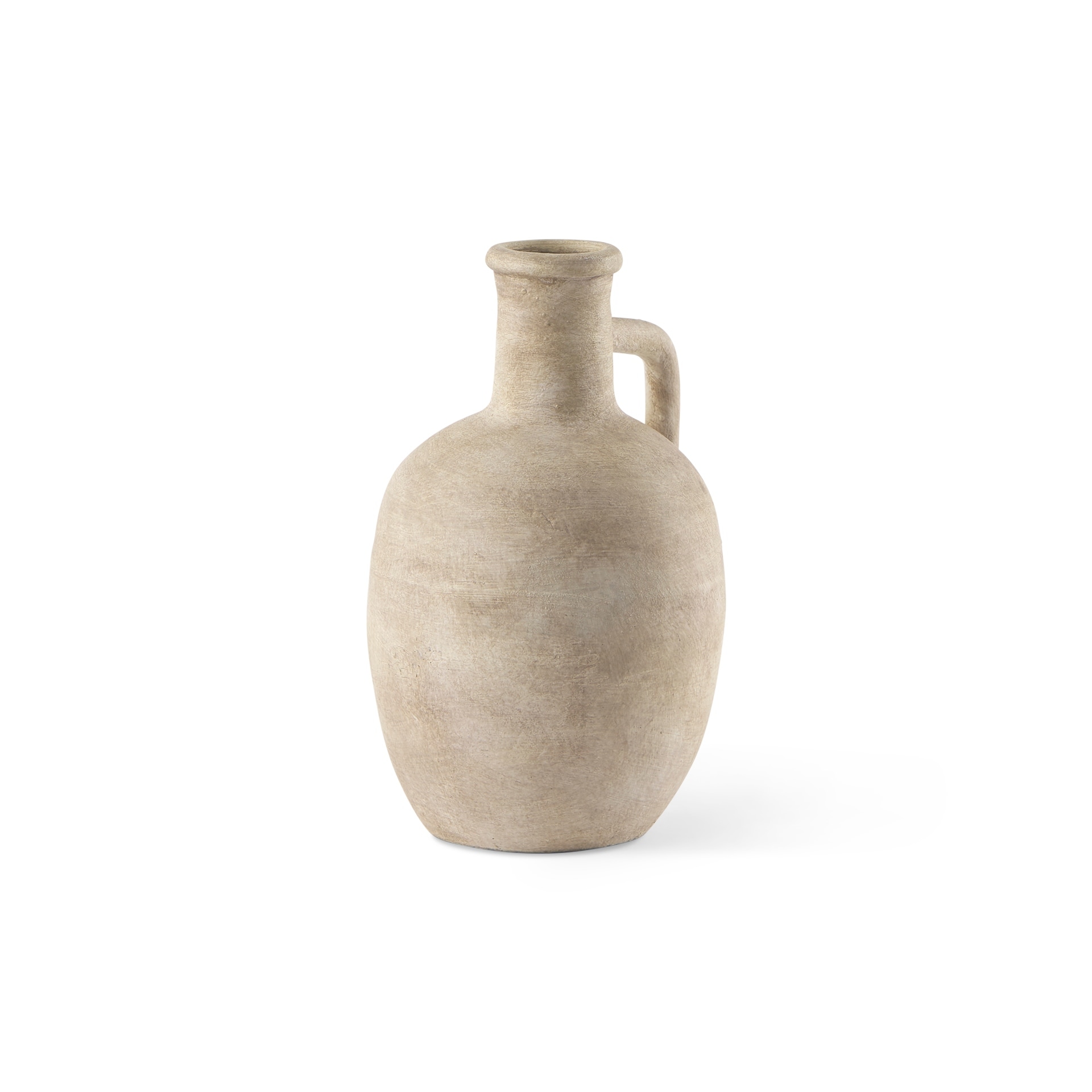 Zenni Warm Beige Ceramic Vase (12")