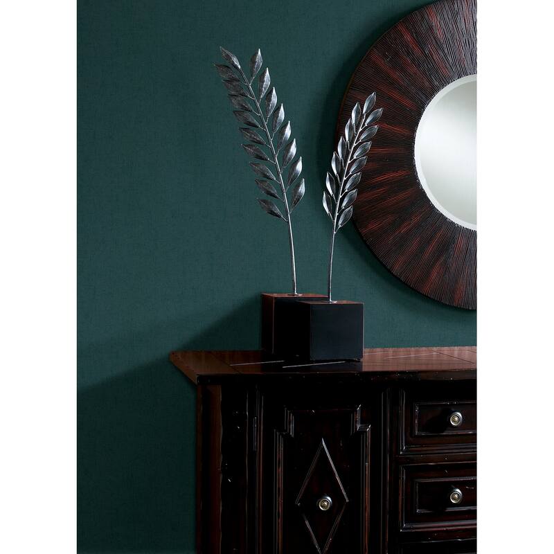 Advantage Steno Teal Plaster Wallpaper