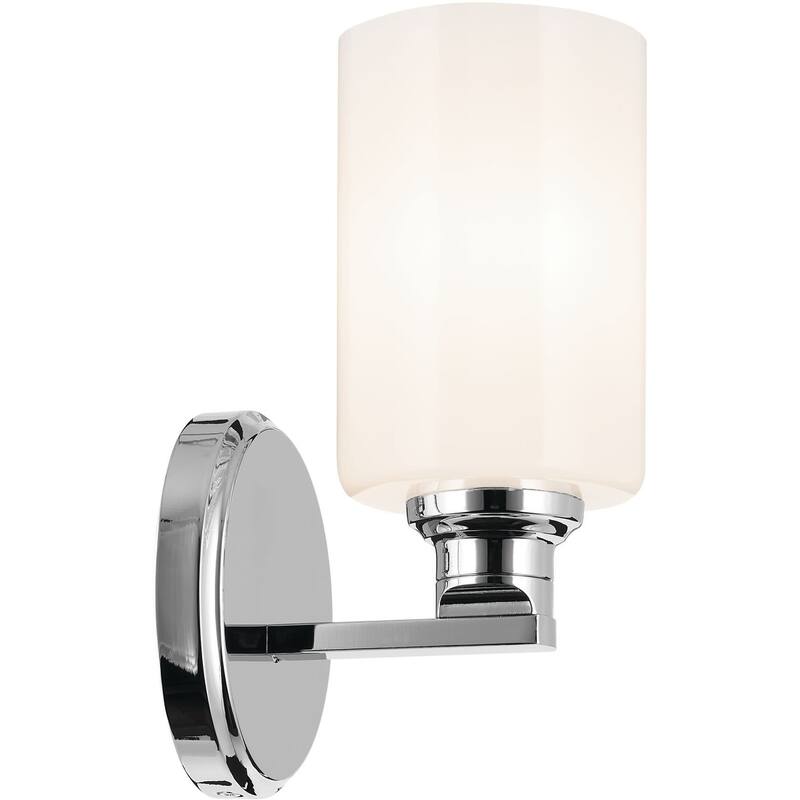 Kichler 55224 Gioe 10" Tall Bathroom Sconce with Opal Glass Shade