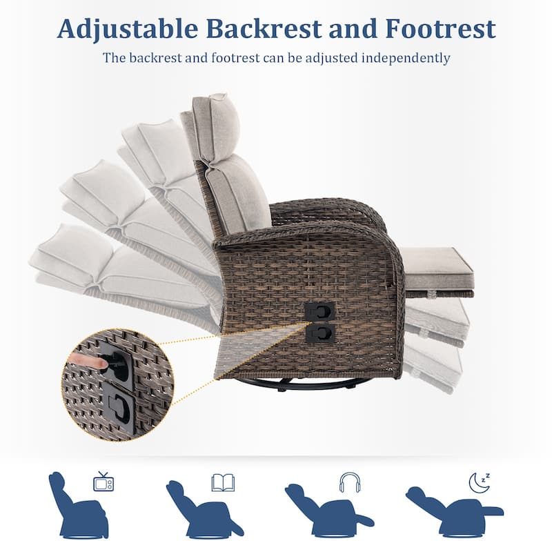 Pocassy Versatile Outdoor Recliner Chair