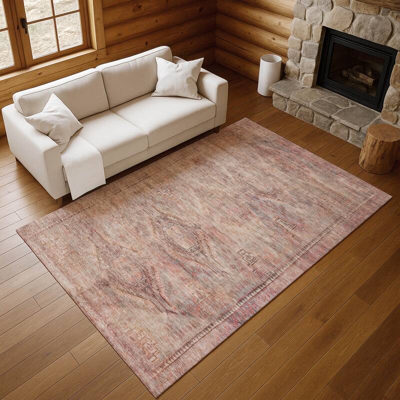 Premium Washable Super Soft Vintage Traditional Mayfield Rug