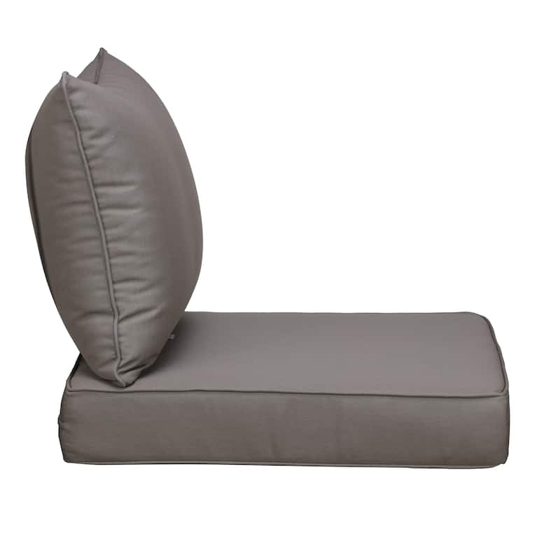Sunbrella Fabric Outdoor Chair Seat Cushion Set