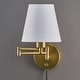 preview thumbnail 8 of 27, CO-Z Plug-in Swing Arm Wall Mount Sconce