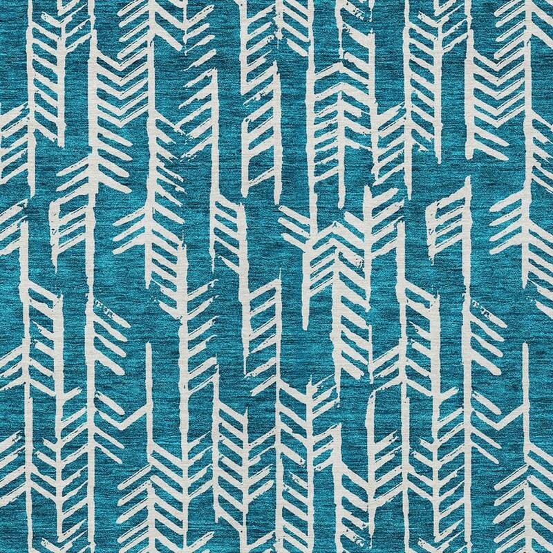HomeRoots Tribal Transitional Rectangle Outdoor Rug