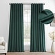 preview thumbnail 13 of 11, Exclusive Fabrics Simply Velvet Room Darkening Curtains 2 Panels Set - Velvet Window Curtains for Living Room & Bedroom