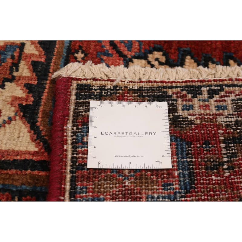 ECARPETGALLERY Hand-knotted Sarabi Red Wool Rug - 6'5 x 9'3