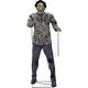 preview thumbnail 2 of 14, Haunted Hill Farm 6-Ft. Tall Motion-Activated Guard Zombie, Premium Halloween Animatronic