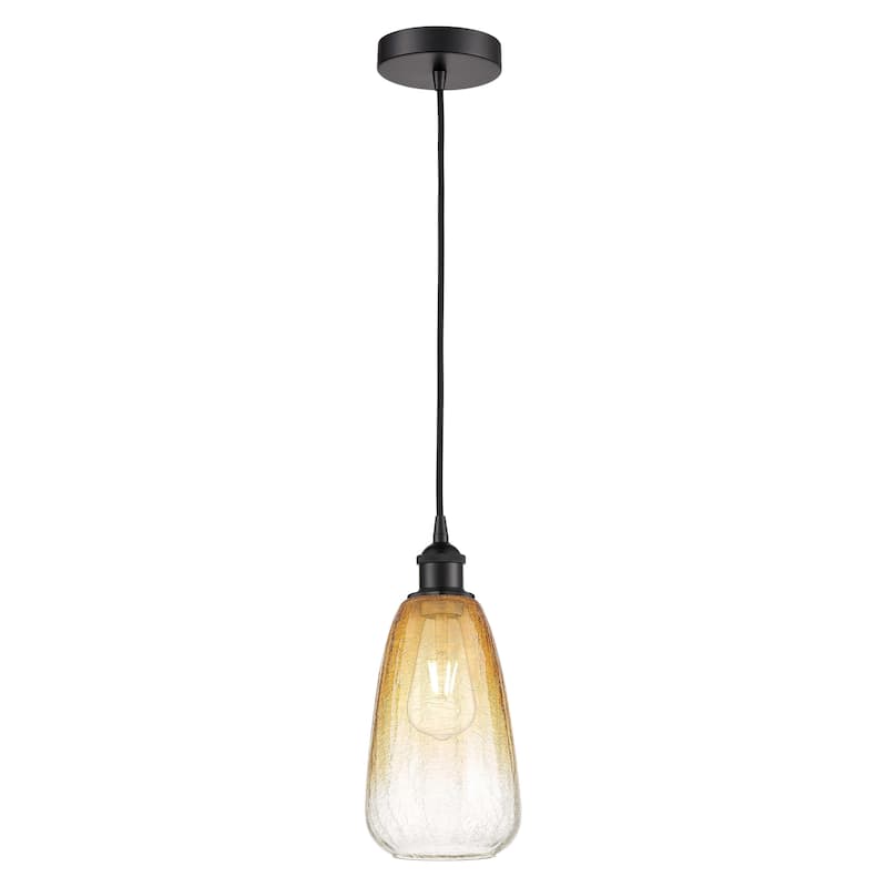 Innovations Lighting Endless Possibilities Edison - Brookhaven Almond - 1 Light 6" Cord Hung Mini Pendant