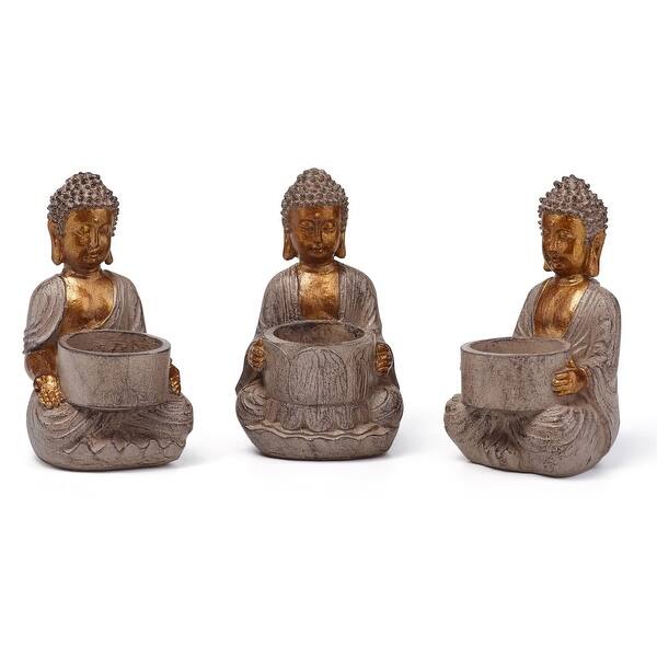 Shop Imax Home Z11248 3 Buddha 3 Piece Carbonate And Resin