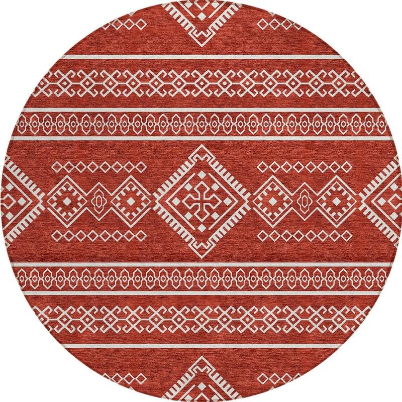 HomeRoots Southwestern Transitional Rectangle Outdoor Rug
