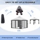 preview thumbnail 21 of 23, Outsunny 10' x 10' Pop Up Canopy with Netting, Foldable Tents for Parties, Height Adjustable
