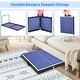 preview thumbnail 5 of 5, Professional Table Tennis Tables,Indoor/Outdoor Portable Ping Pong Table Game with Net,2 Table Tennis Paddles and 3 Balls