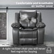 preview thumbnail 25 of 27, Wide Seat Durable Leather Massage and Heat Recliner