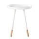 preview thumbnail 29 of 30, Marcella Paint-Dipped Round Tray-Top Side Table by iNSPIRE Q Modern