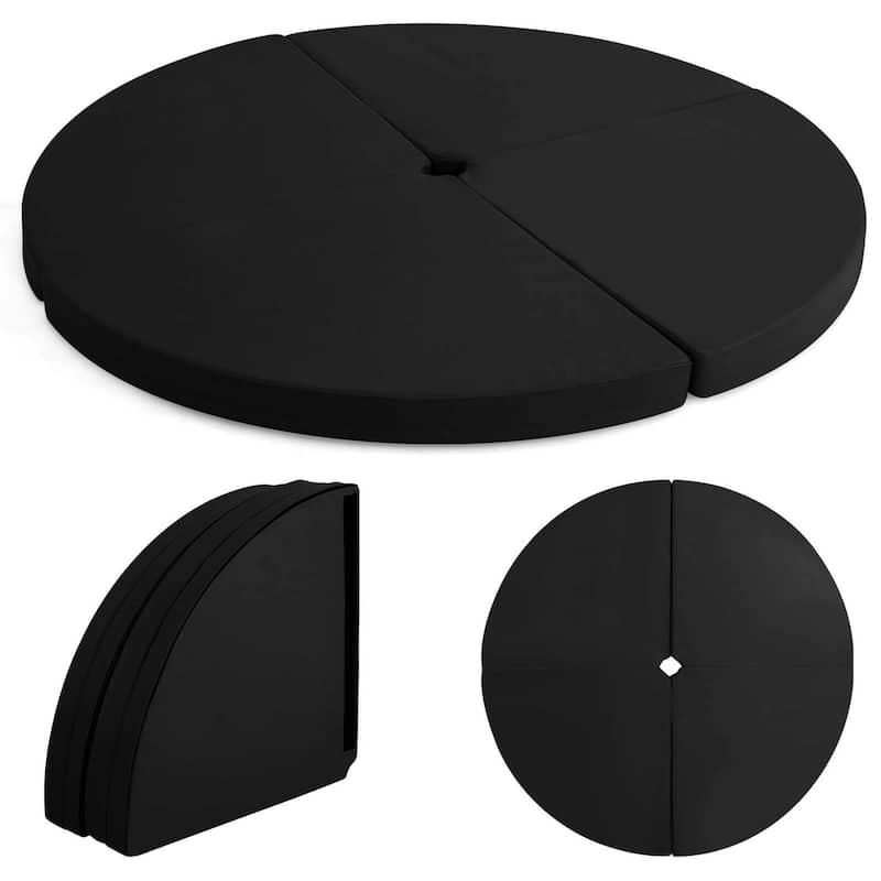 Costway Pole Dance Crash Mat Round Portable Yoga Mat with EPE Foam - See Details