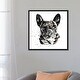 preview thumbnail 7 of 13, iCanvas "Black Frenchie" by EdsWatercolours Framed