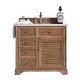 preview thumbnail 2 of 16, James Martin Vanities Savannah 36" Single Vanity, Driftwood