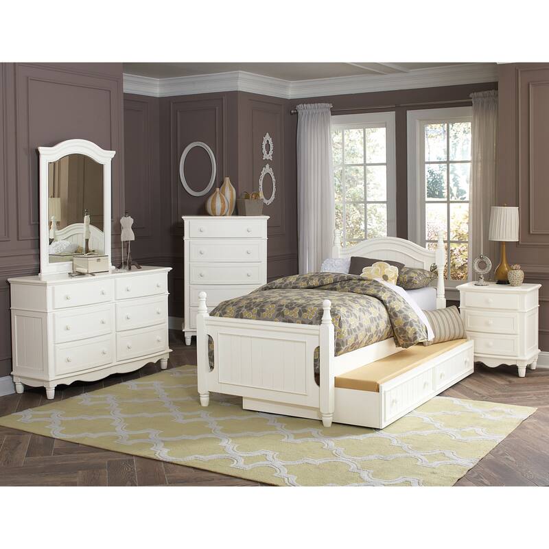 Classic Traditional 3 Drawers Nightstand 1pc Decorative Accents Wooden Bedroom Furniture Bedside Table Turned Feet