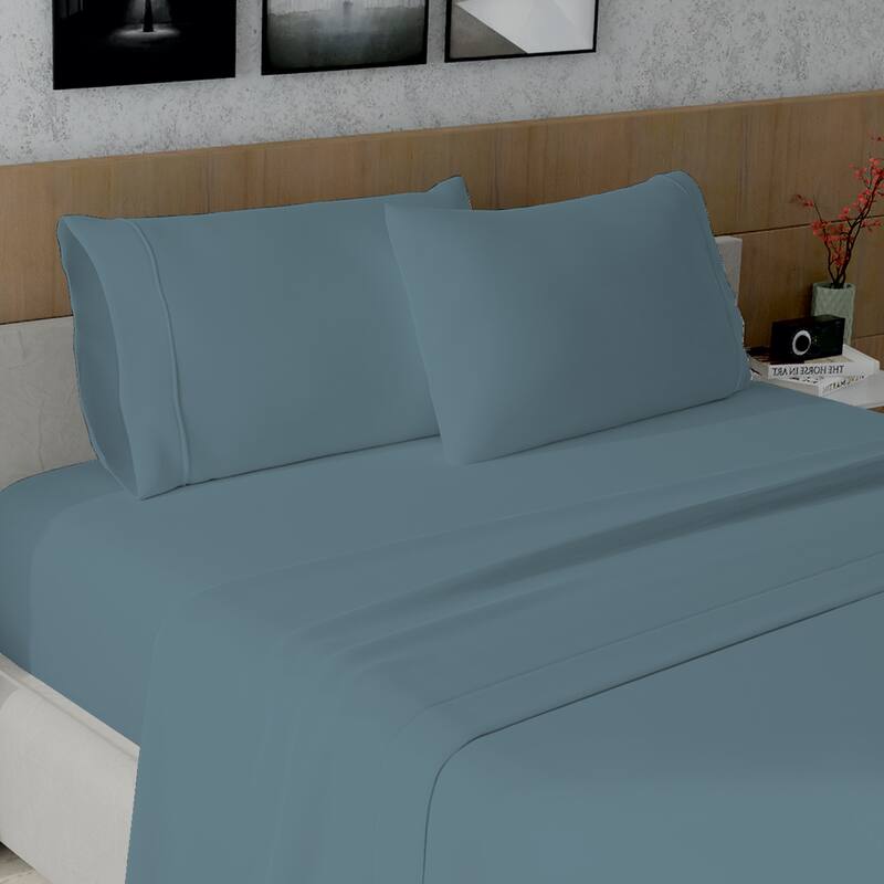 Purity Home 400TC 100% Cotton Super-Soft Pillowcase Set