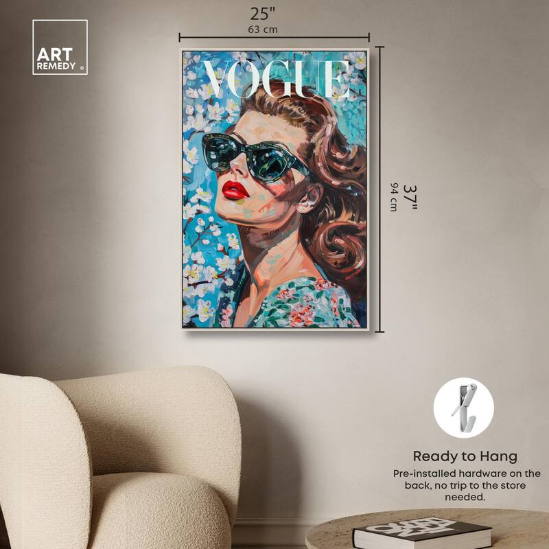 Autumn Blossom Icon Canvas by Art Remedy