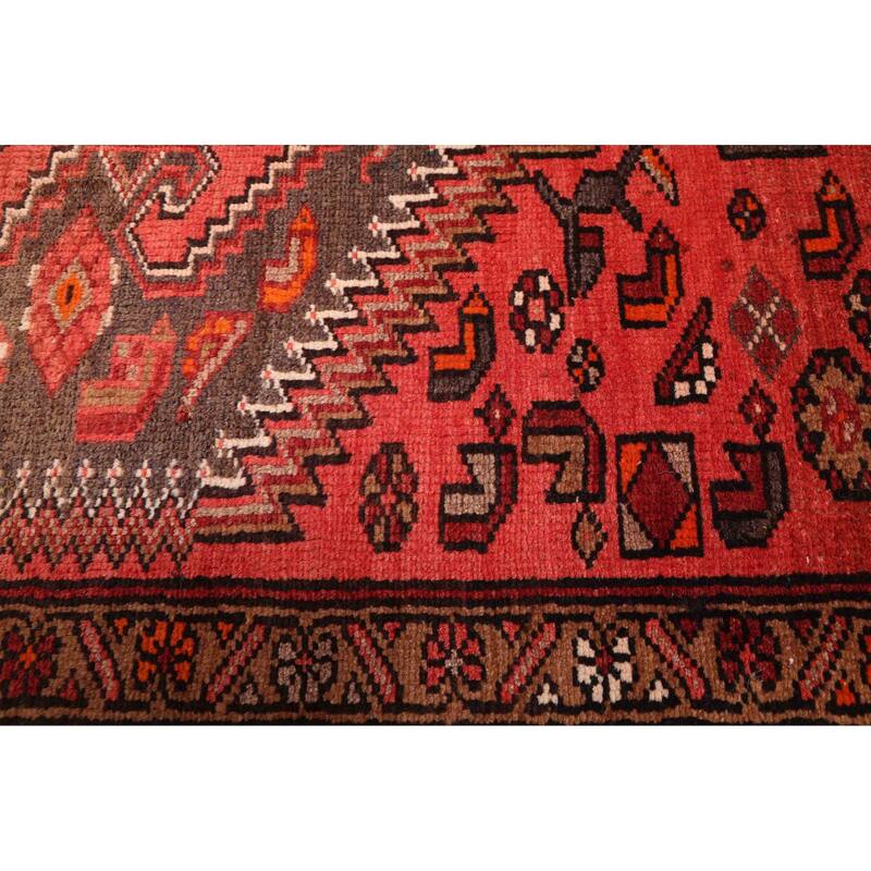 ECARPETGALLERY Hand-knotted Andelz Red Wool Rug - 3'8 x 6'11