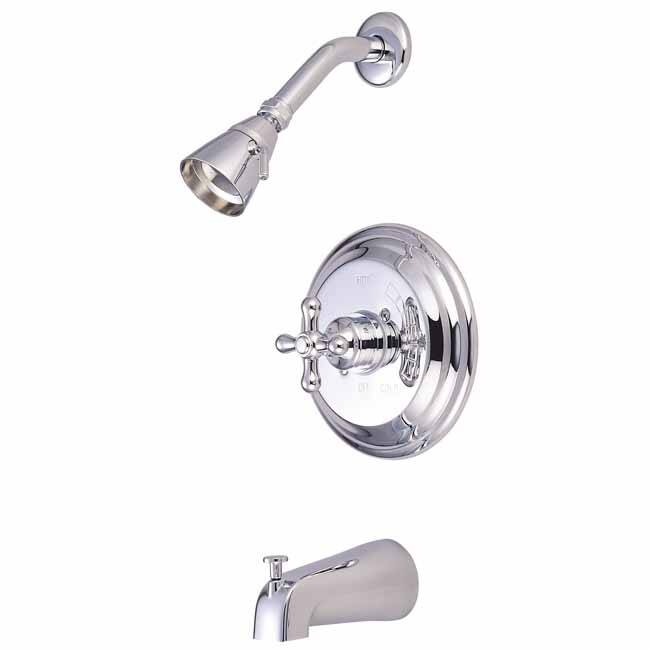 Kingston Brass Vintage Tub and Shower Trim Package with Single - Polished Chrome